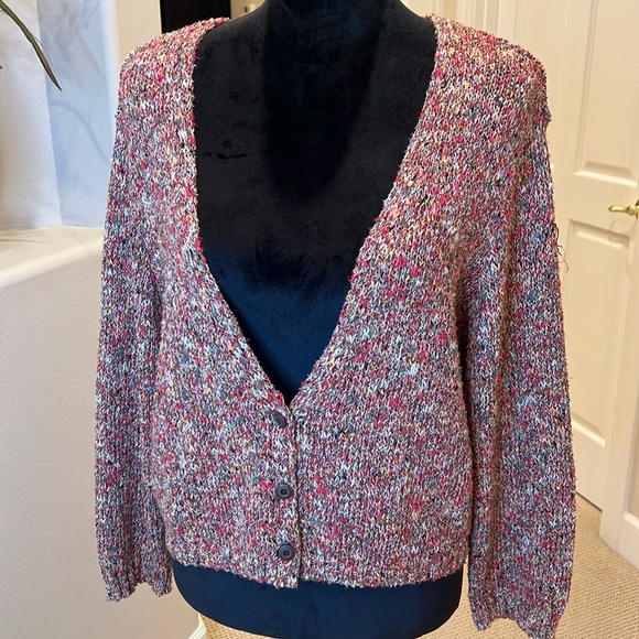 J.Jill multicolored cardigan sizeXL - Picture 1 of 9
